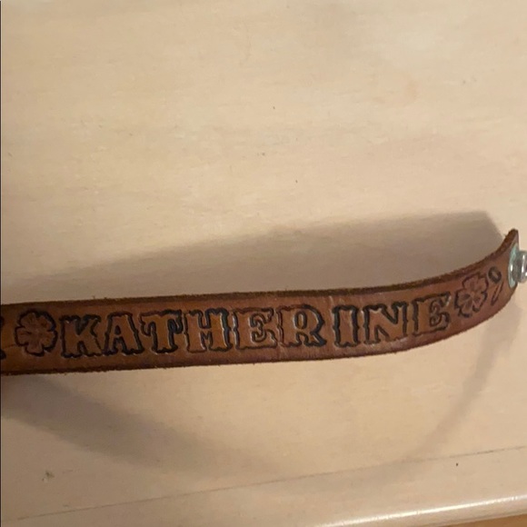 KATHERINE leather bracelet - Picture 2 of 2